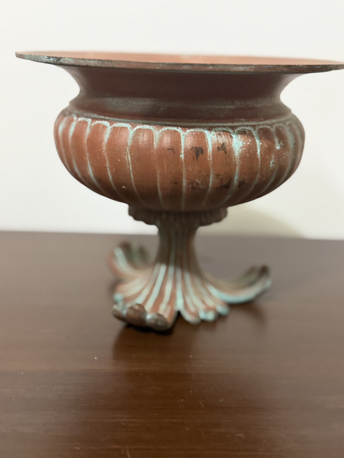 antique classical campana garden urn solid cast iron 6in antique classical campana garden urn solid cast iron 6in