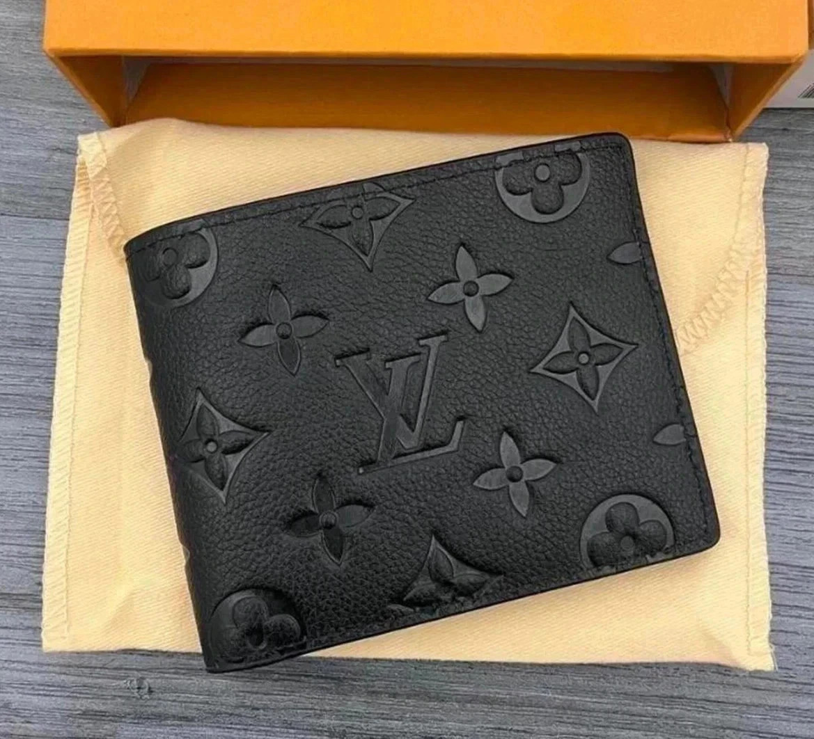 Authentic Louis Vuitton Multiple Monogram Slender Canvas Black Men’s Wallet