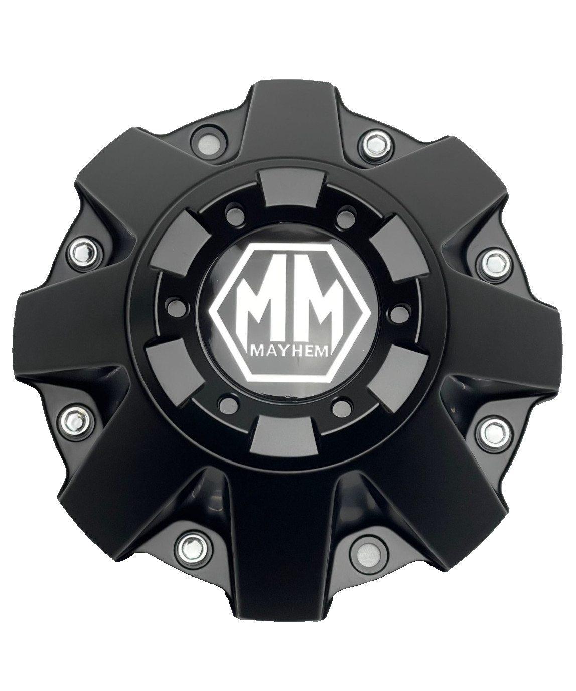 Mayhem Matte Black Wheel TALL Center Cap C108070MB-L C-231-4 LG1304-16