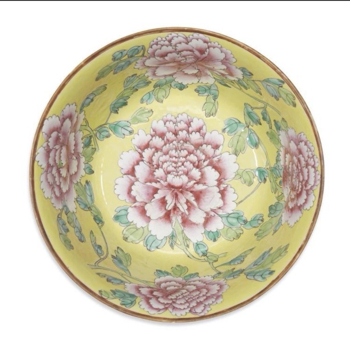 Large Antique Chinese Famille Rose 8.5” Porcelain Bowl Guangxu Mark & Period Large Antique Chinese Famille Rose 8.5” Porcelain Bowl Guangxu Mark & Period