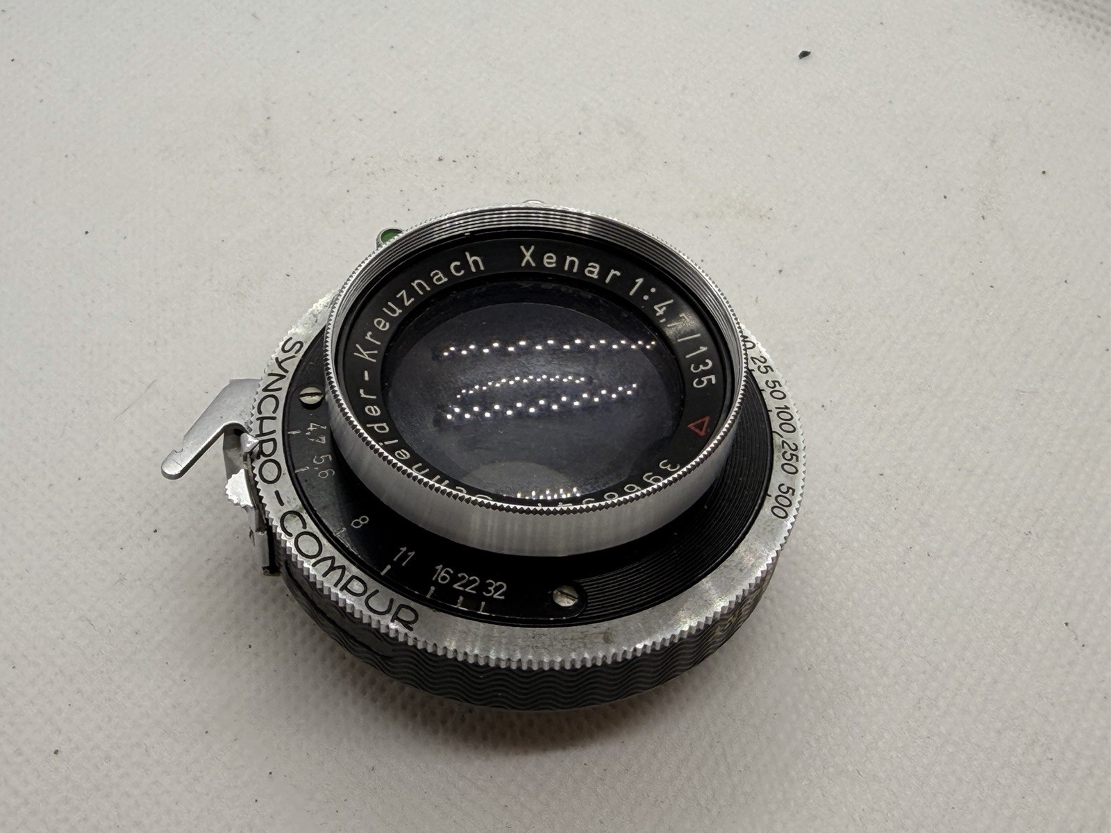 Schneider Kreuznach 135mm f4.7 Xenar w/Synchro-Compur D Lens (Read) Schneider Kreuznach 135mm f4.7 Xenar w/Synchro-Compur D Lens (Read)