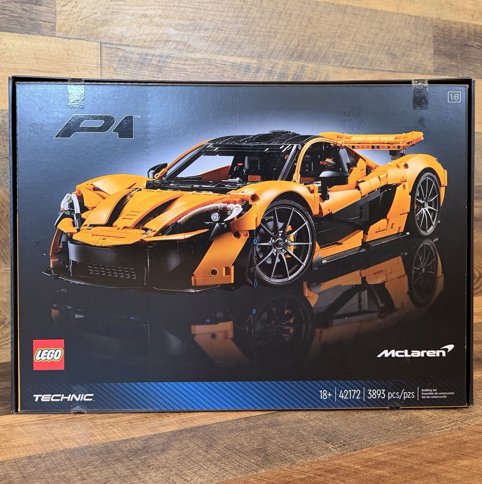 LEGO TECHNIC McLaren P1 42172 NIB 3893-Piece Building Set