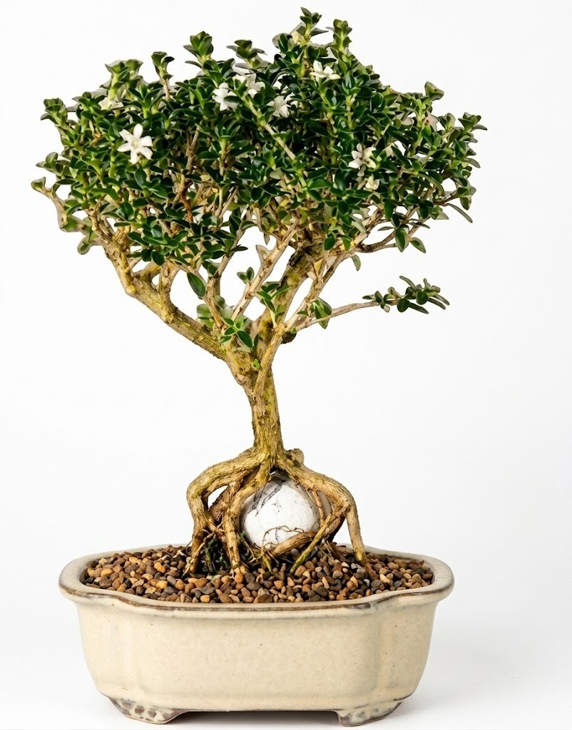 Live Serissa Bonsai Japonica Foetida Mount Fuji Variegated Flowering Plant 14\
