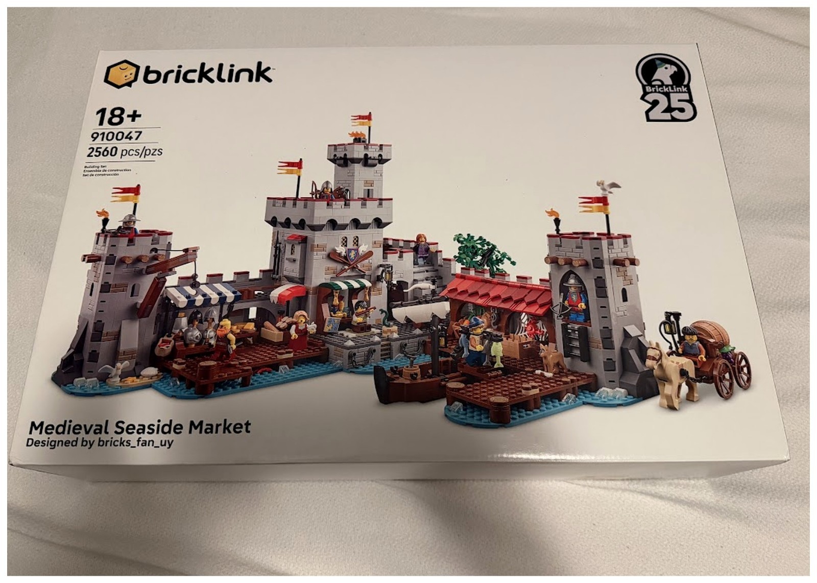 LEGO BrickLink 910047 Medieval Seaside Market 2560pc NEW SEALED LEGO BrickLink 910047 Medieval Seaside Market 2560pc NEW SEALED