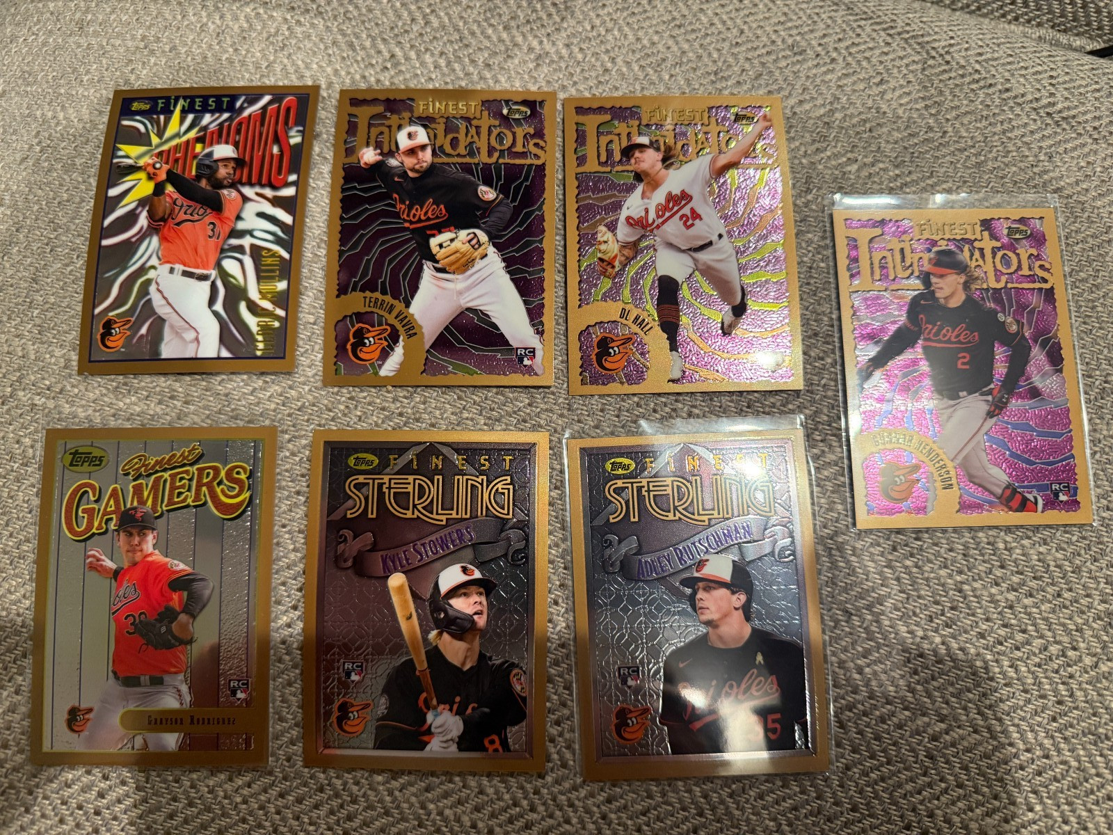 2023 Topps Finest Flashbacks Common Orioles Set Adley RC Gunnar RC 2023 Topps Finest Flashbacks Common Orioles Set Adley RC Gunnar RC