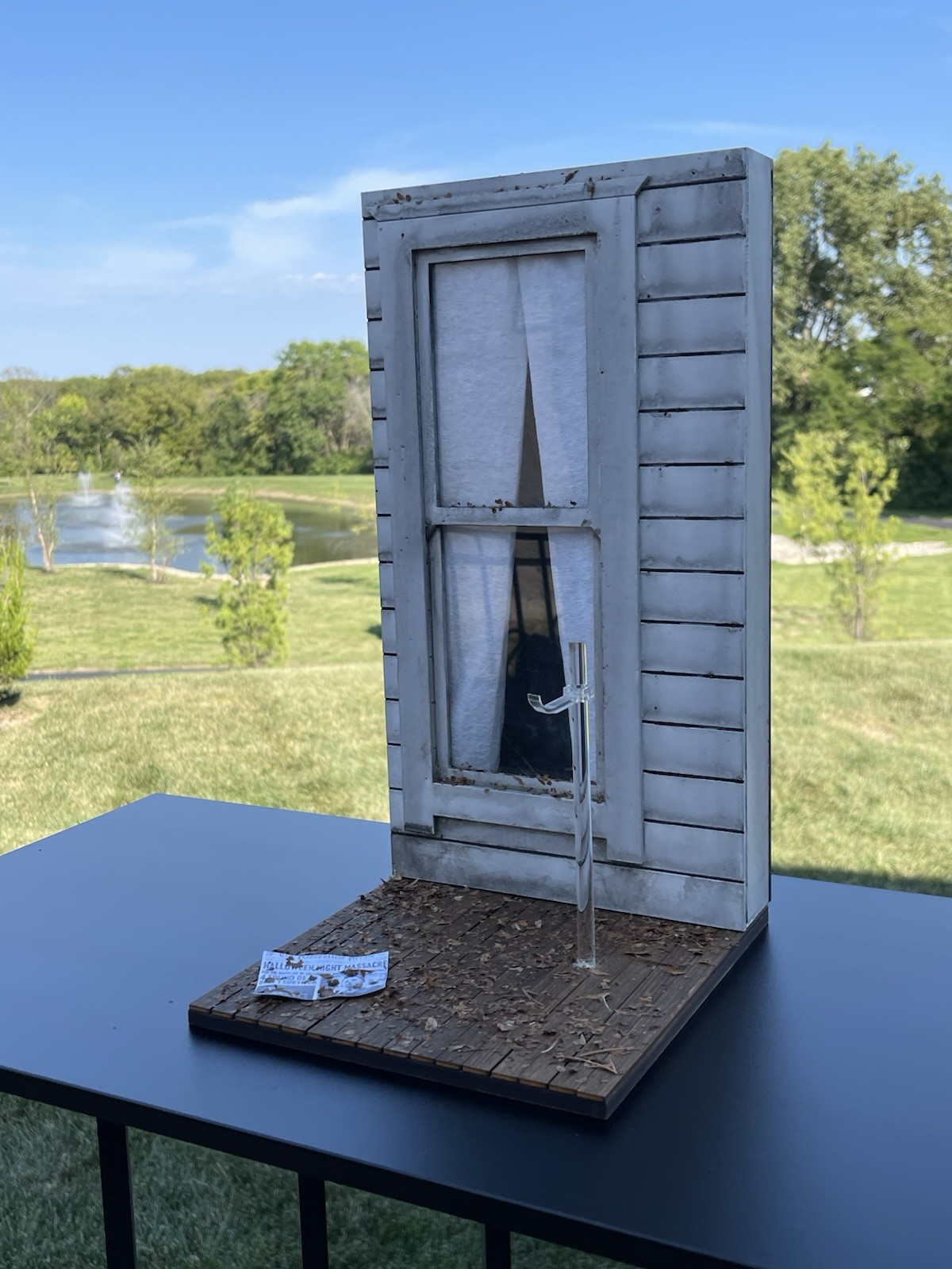 1/6 Custom Halloween Michael Myers House Diorama W/ Clear Figure Pole 1/6 Custom Halloween Michael Myers House Diorama W/ Clear Figure Pole