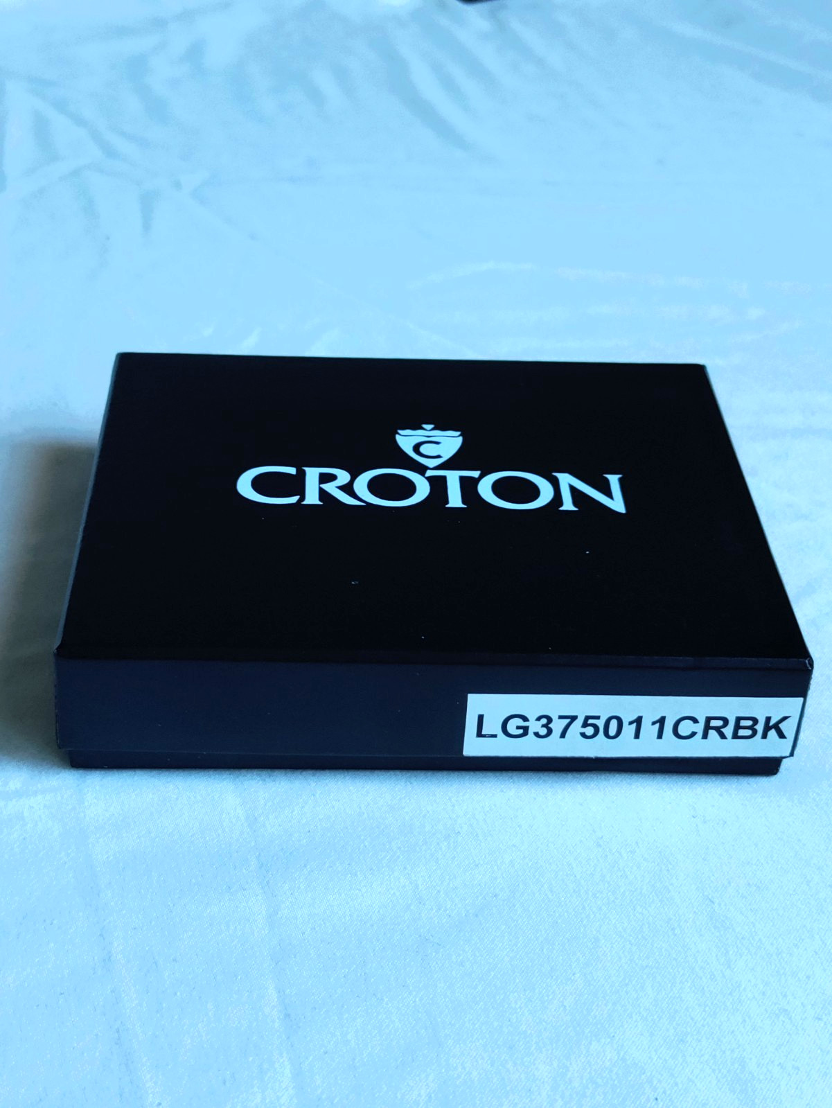 Vintage Croton Genuine Crocodile Leather Billfold Wallet New Unused w/ Box
