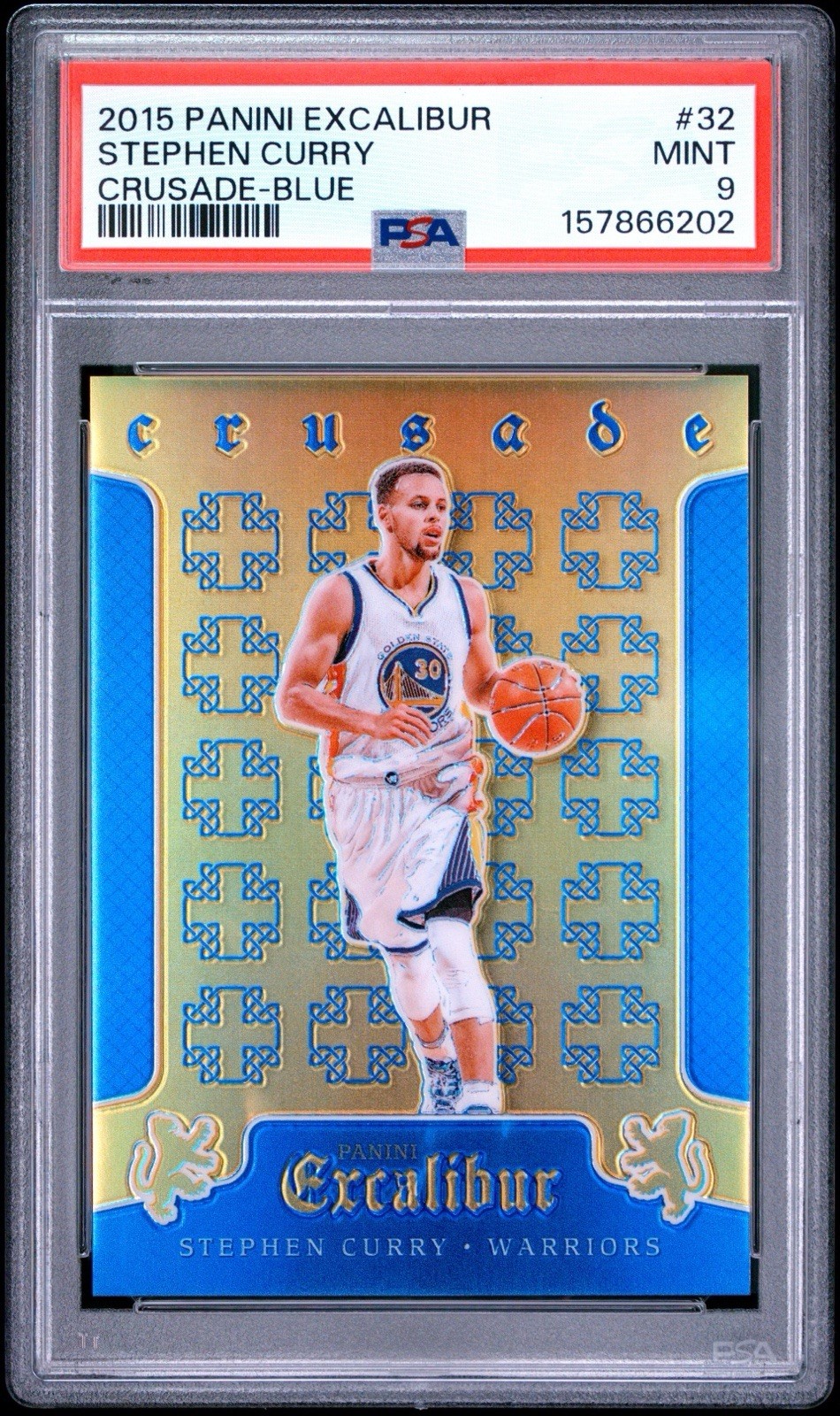 2015-16 Panini Excalibur Crusade Blue Stephen Curry #/199 2015-16 Panini Excalibur Crusade Blue Stephen Curry #/199