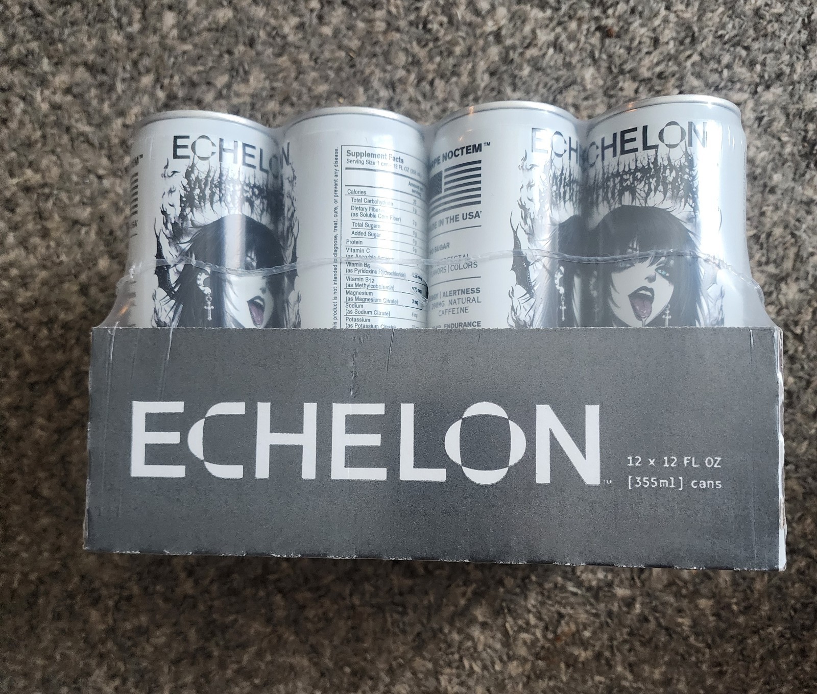 (On hand)Echelon Goth Girl Spit Energy Drink 1 Can full -*Last Restock Ever. (On hand)Echelon Goth Girl Spit Energy Drink 1 Can full -*Last Restock Ever.