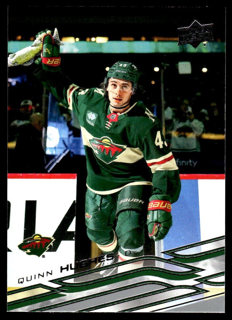 2026-27 Upper Deck #84 Quinn Hughes Minnesota Wild Hockey Card 2026-27 Upper Deck #84 Quinn Hughes Minnesota Wild Hockey Card