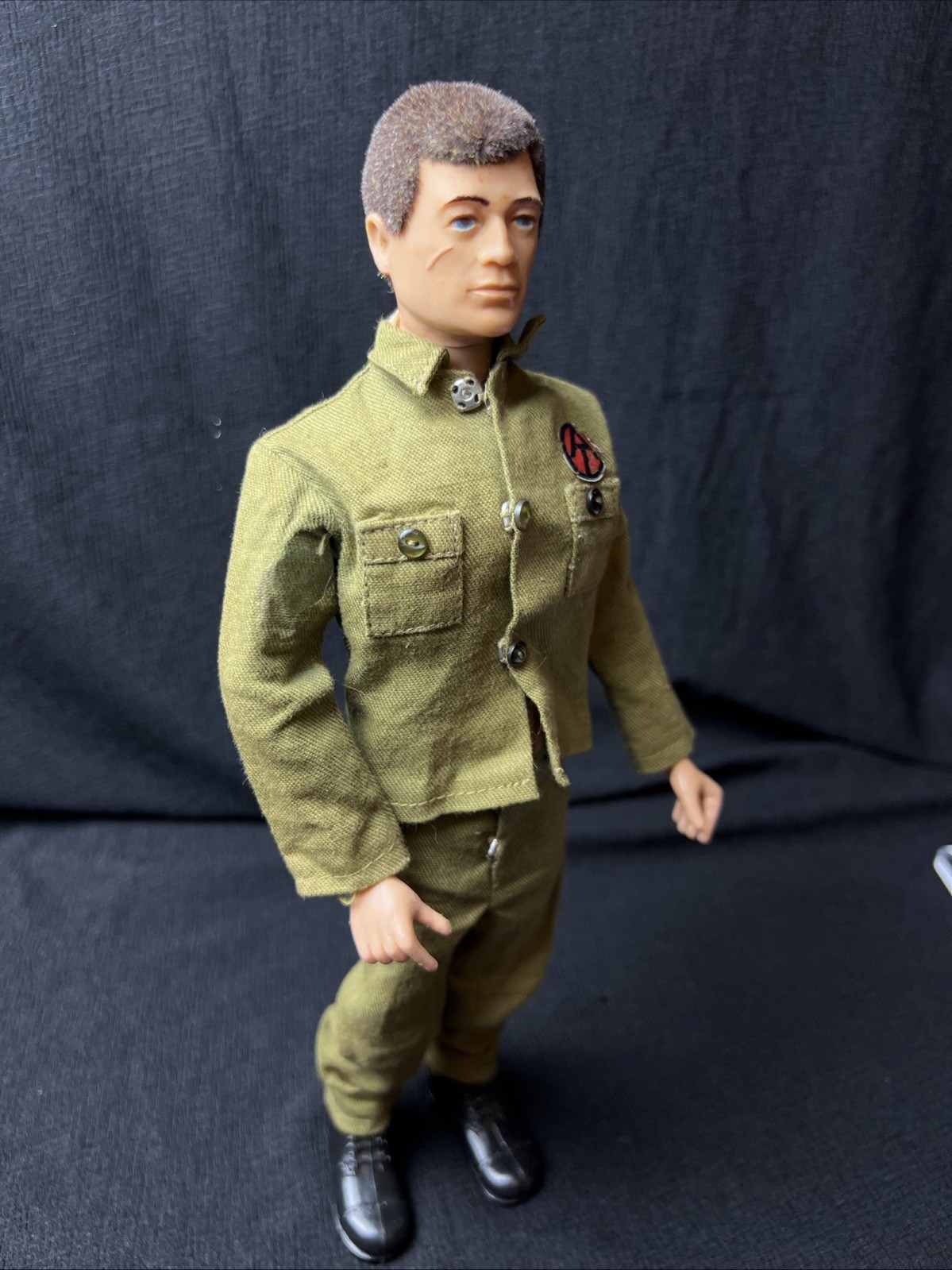 Vintage 1970-73 Hasbro GI Joe Adventure Team Man If Action Flocked Hair Figure Vintage 1970-73 Hasbro GI Joe Adventure Team Man If Action Flocked Hair Figure