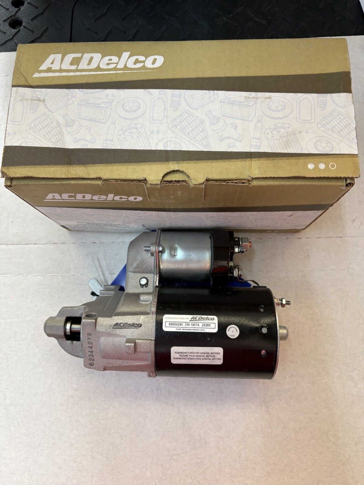 Reman ACDelco 336-1907A GM 88864290 Starter Motor For Select 87-95 Cadillac ^