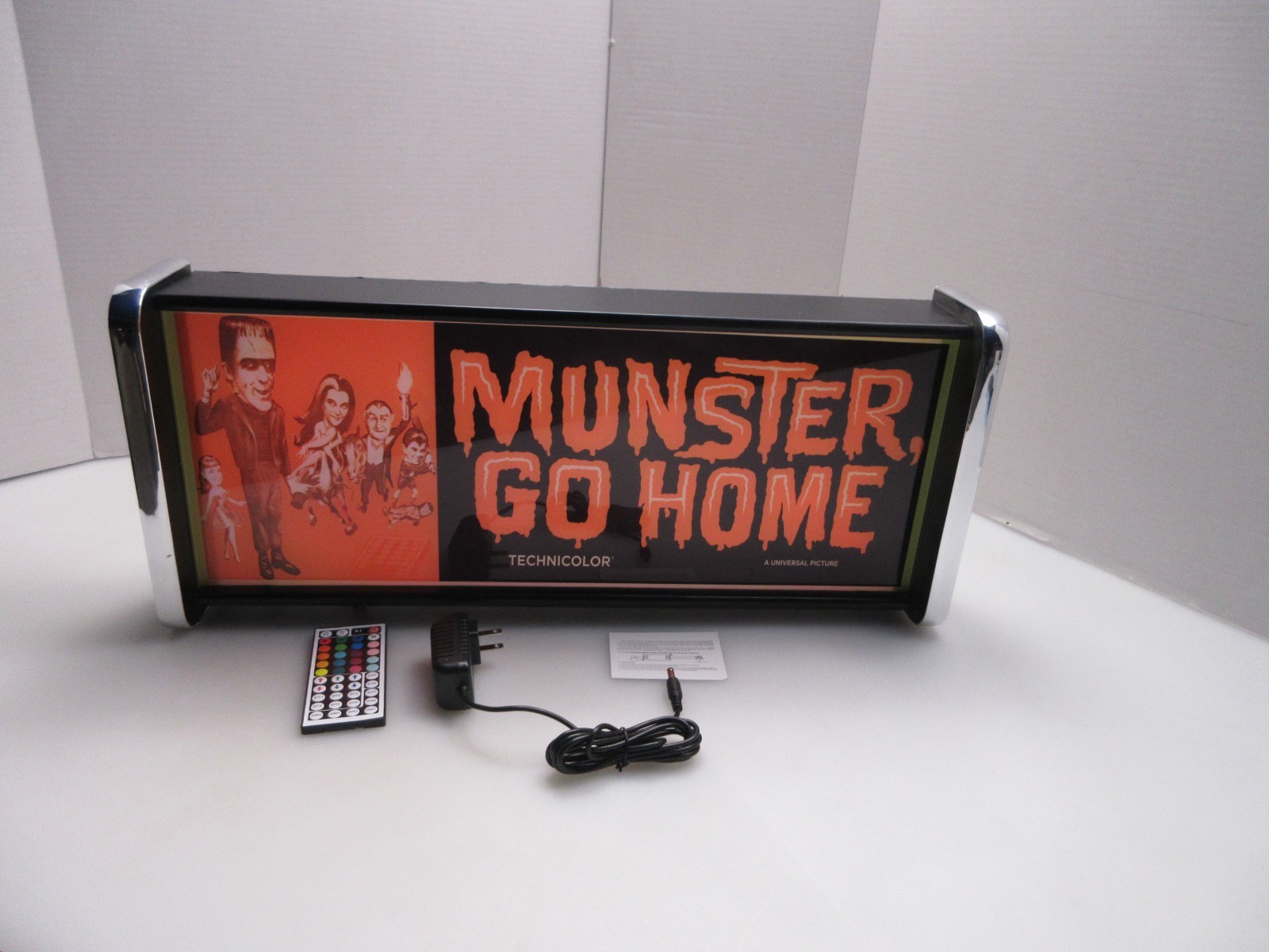 Munster Go Home LED Display lighted sign lightbox Wall hanging Light Munster Go Home LED Display lighted sign lightbox Wall hanging Light