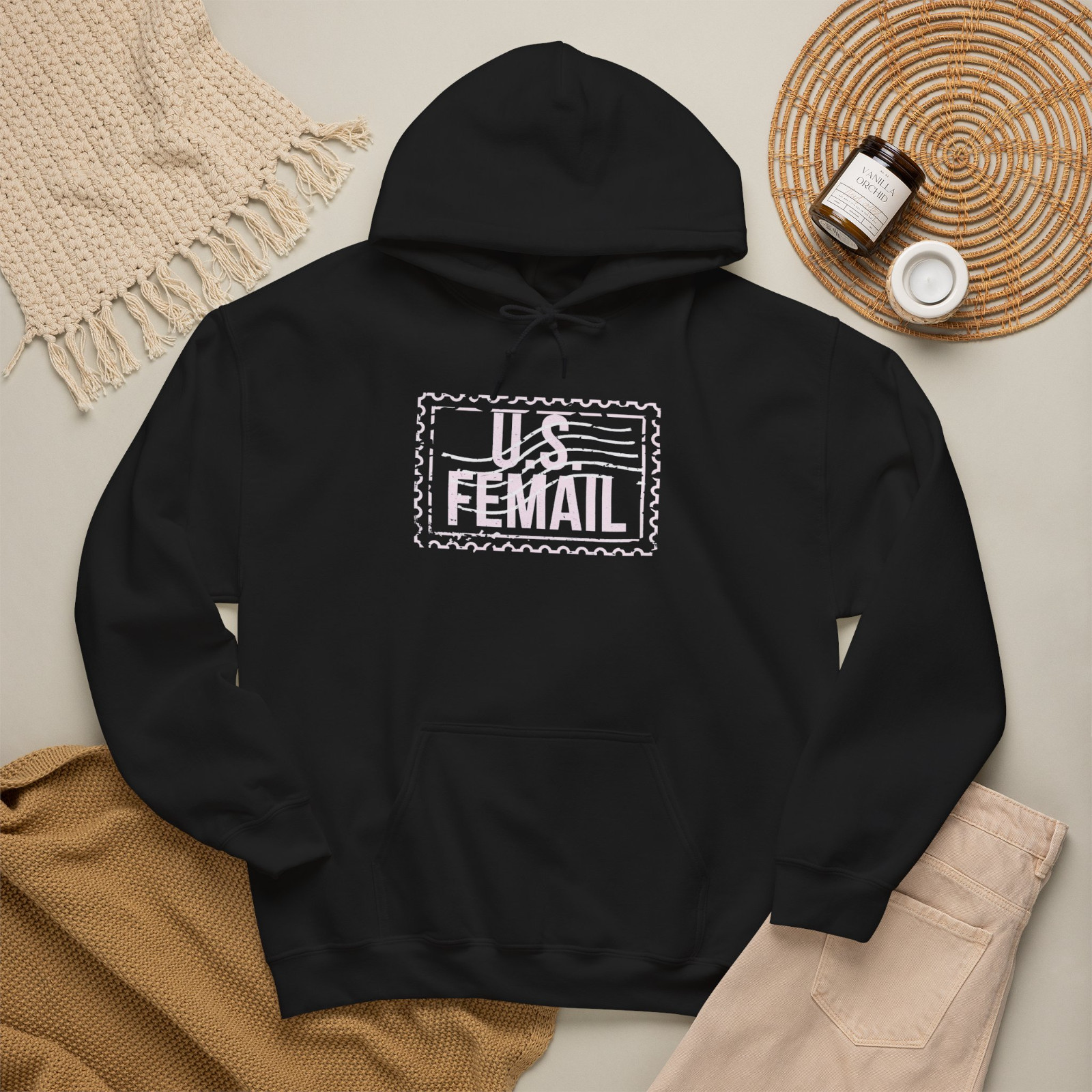 Funny USPS Hoodie Postal Sweatshirt U.S. Femail Mail Carrier Gift Gildan 18500