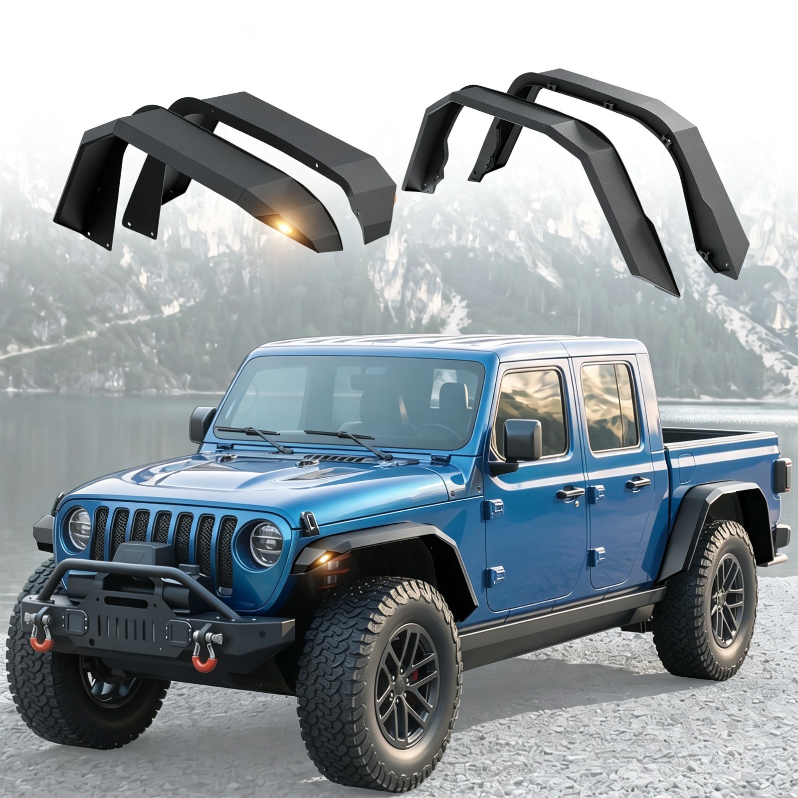 High Clearance Steel Fender Flares 5.9/5.3\
