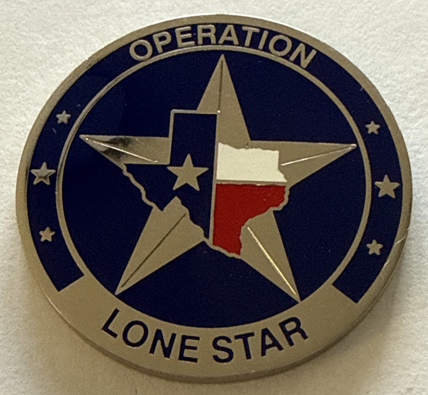 Texas Highway Patrol Operation Lone Star Challenge Coin Texas Highway Patrol Operation Lone Star Challenge Coin