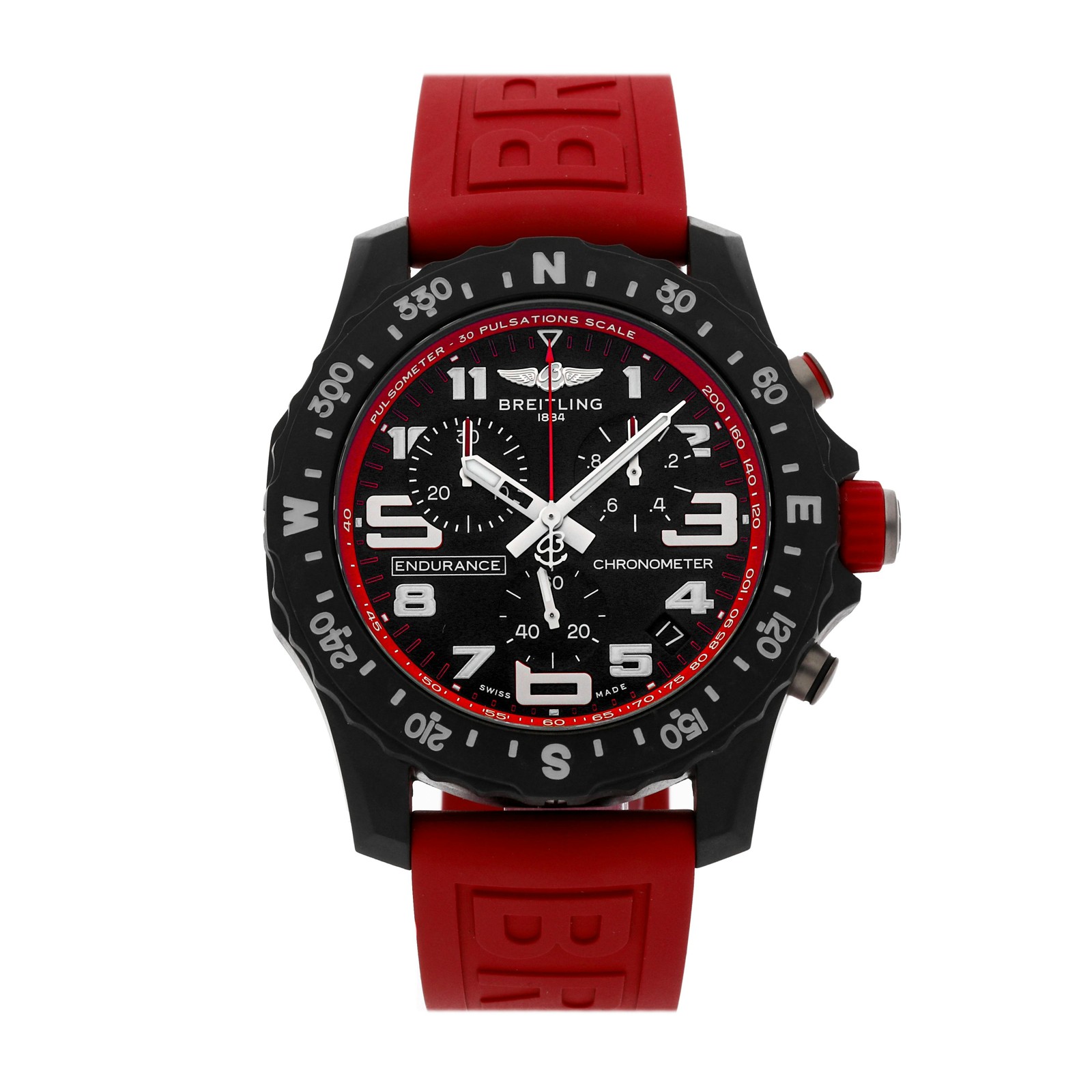 Breitling Endurance Pro Chrono Quartz Breitlight® Red Rubber 44mm X82310D91B1S1