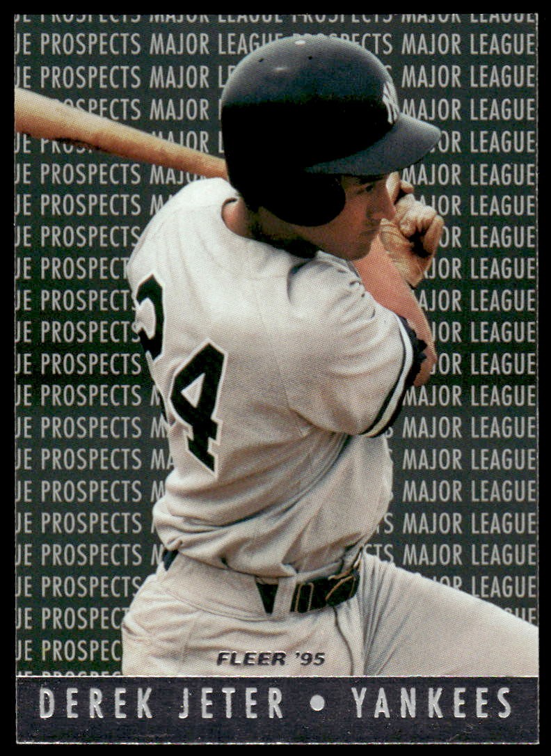 1995 Fleer #7 Derek Jeter Major League Prospects