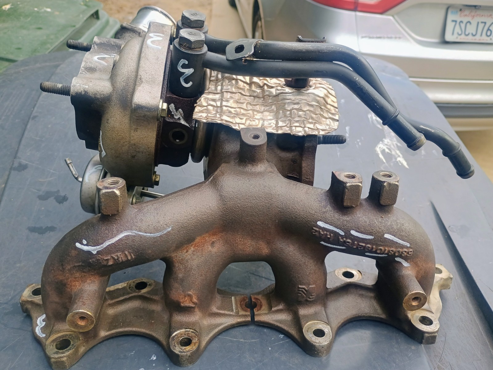 2013-2017 Hyundai Veloster 1.6L Turbo Turbocharger Assembly OEM 282312B700 2013-2017 Hyundai Veloster 1.6L Turbo Turbocharger Assembly OEM 282312B700