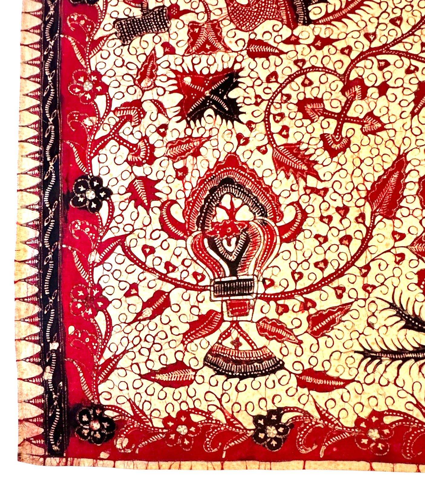 Vtg Indonesian Batik Tulis Java 100