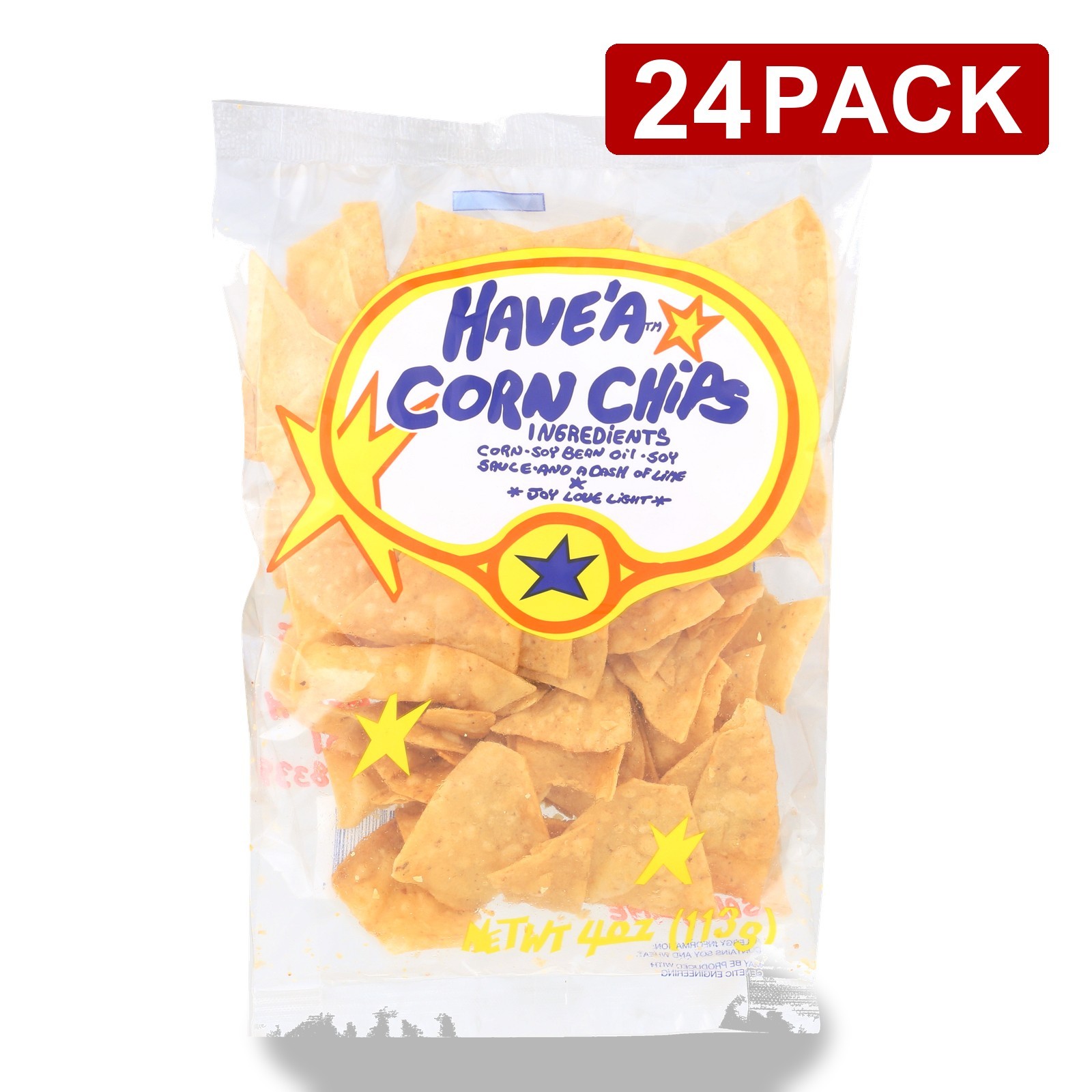 Have'A 4 Oz Corn Chips Snack Crispy 24 Pack