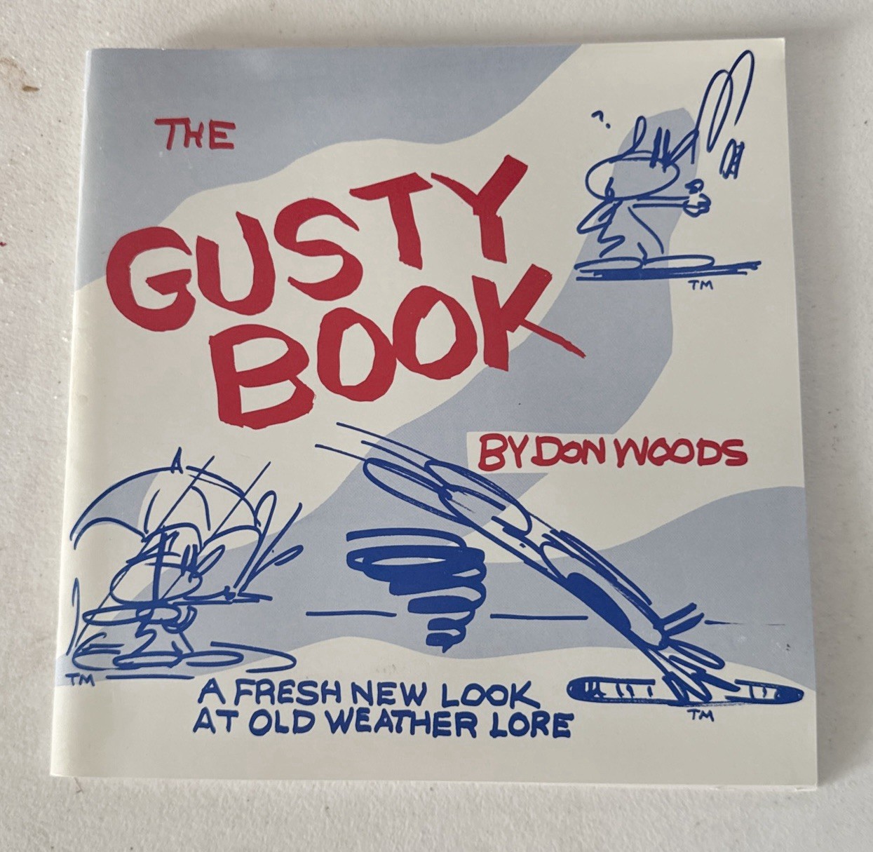 VERY RARE “THE GUSTY BOOK” 1993 Don Woods signed Tulsa weatherman VERY RARE “THE GUSTY BOOK” 1993 Don Woods signed Tulsa weatherman