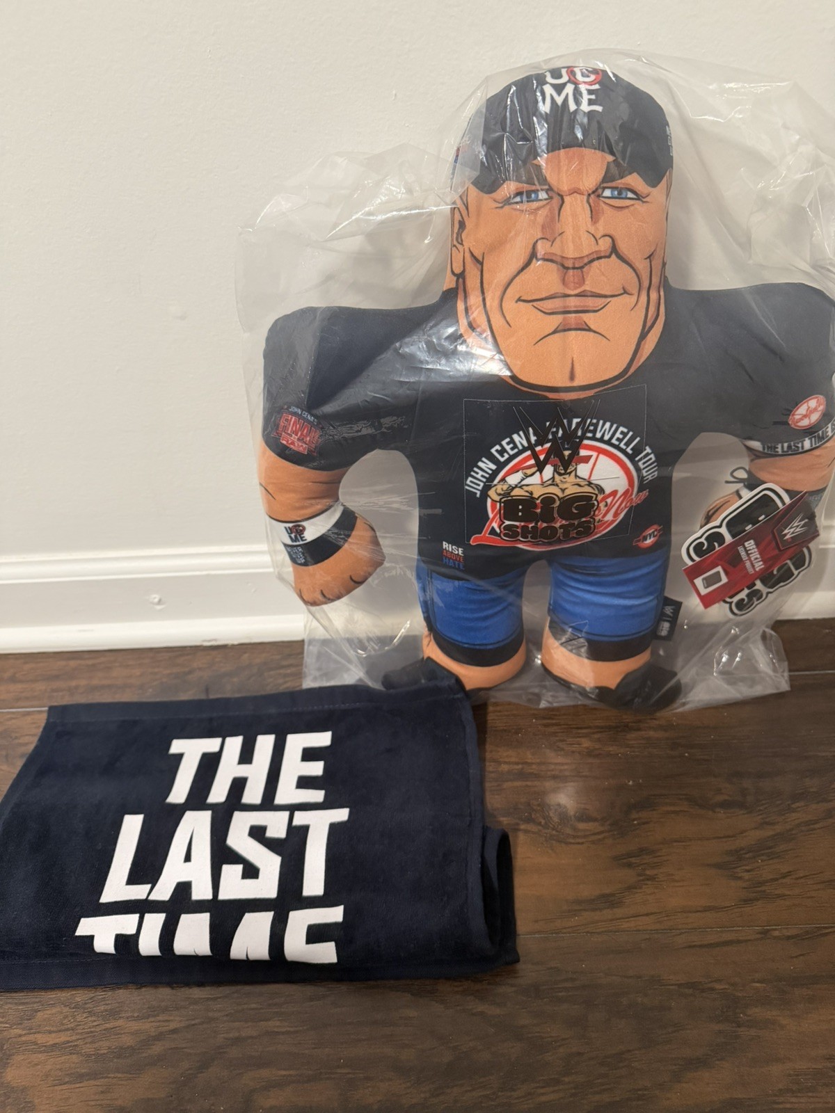WWE Big Shots John Cena Final Raw MSG Exclusive LE /72 Plush W/ Rally Towel RARE WWE Big Shots John Cena Final Raw MSG Exclusive LE /72 Plush W/ Rally Towel RARE