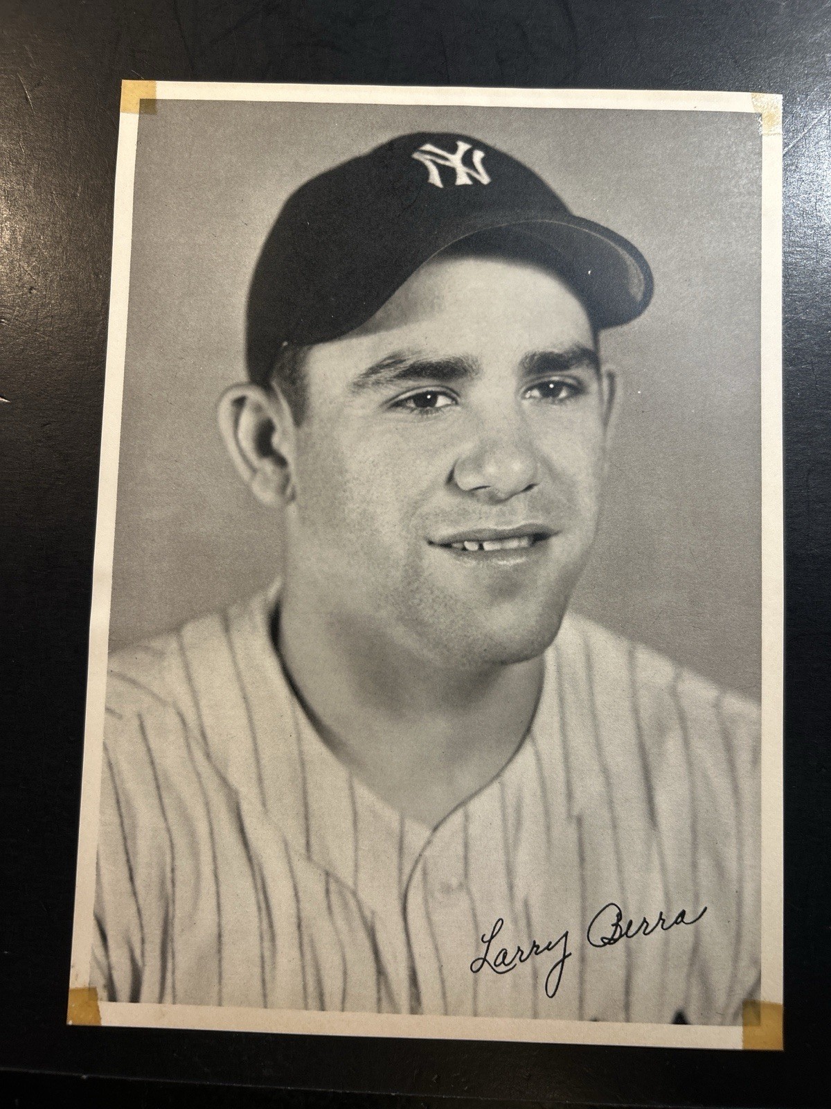 Vintage 1948-49 Yogi Berra New York Yankees Stadium Souvenir Photo Original EX