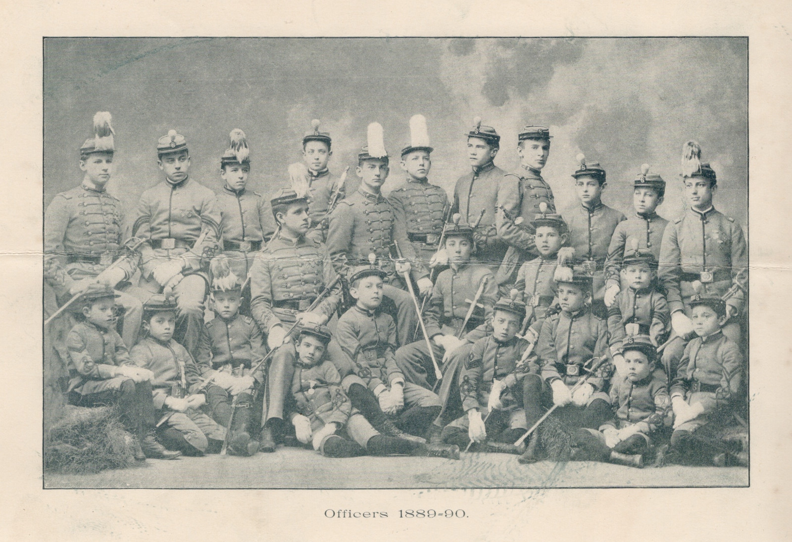 1890 West End School NYC Military Cadet ExhibitionProgram Gatling Gun Drill 1890 West End School NYC Military Cadet ExhibitionProgram Gatling Gun Drill