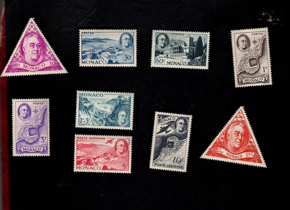 Monaco sc#198-202, B93 C14-15, CB6 (1946) Complete MNH Monaco sc#198-202, B93 C14-15, CB6 (1946) Complete MNH