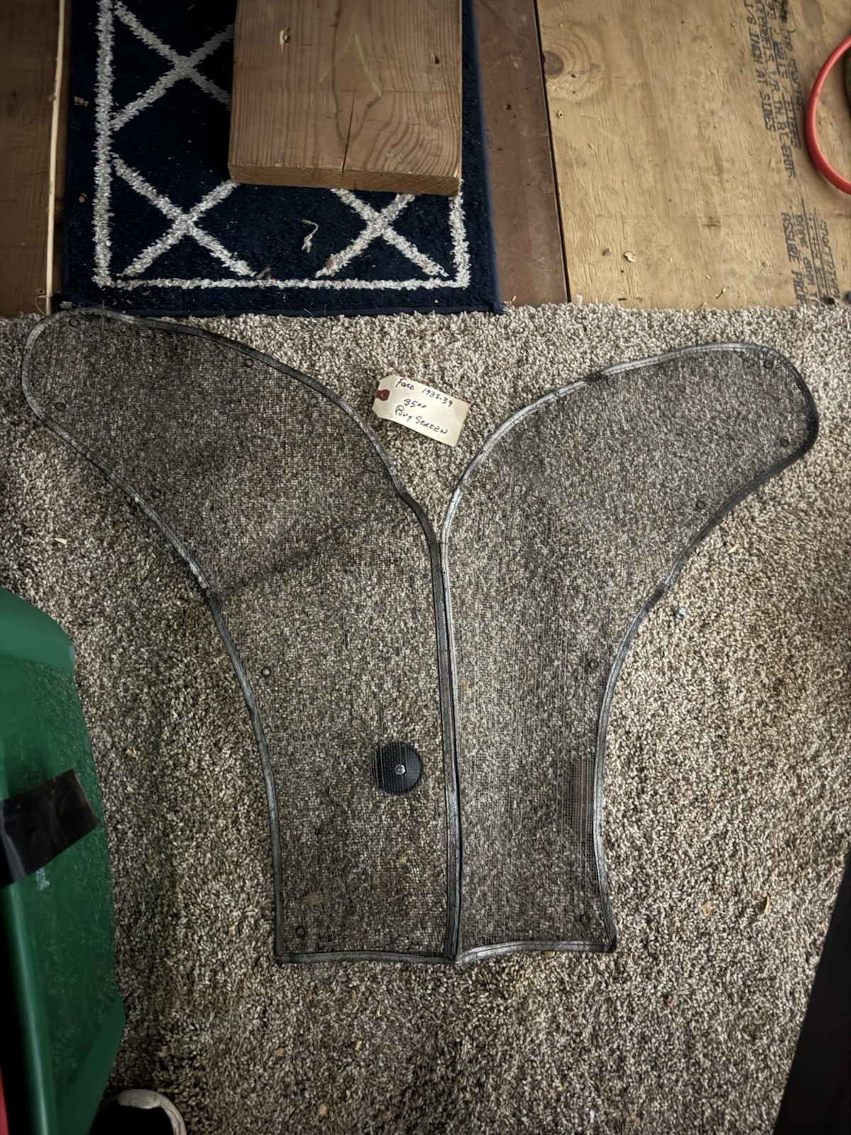 OEM 1938 Ford Deluxe grille bug screens