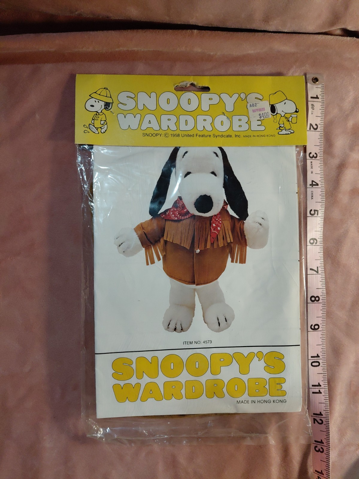 Vintage Snoopy’s Wardrobe Western Cowboy Outfit 0823 Peanuts NOS Sealed Hong... Vintage Snoopy’s Wardrobe Western Cowboy Outfit 0823 Peanuts NOS Sealed Hong...
