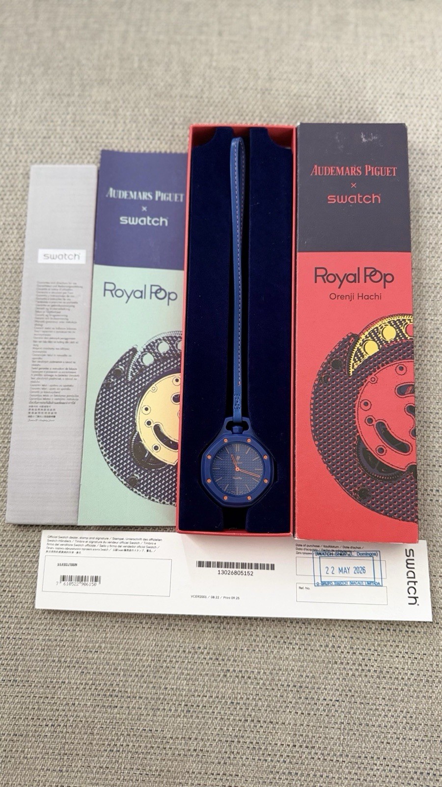 Swatch x ap royal pop Swatch x ap royal pop
