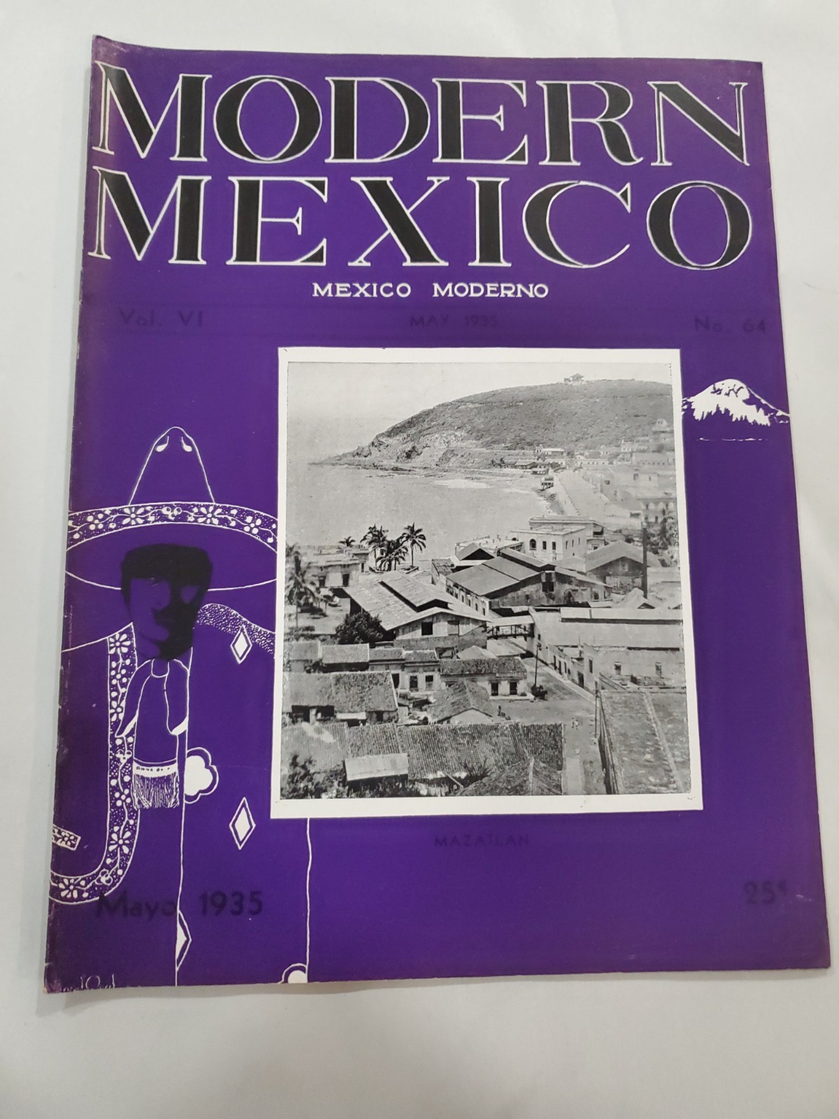 1935 Modern Mexico Magazine Cardenas Mazatlan Art Deco Vol VI No 64