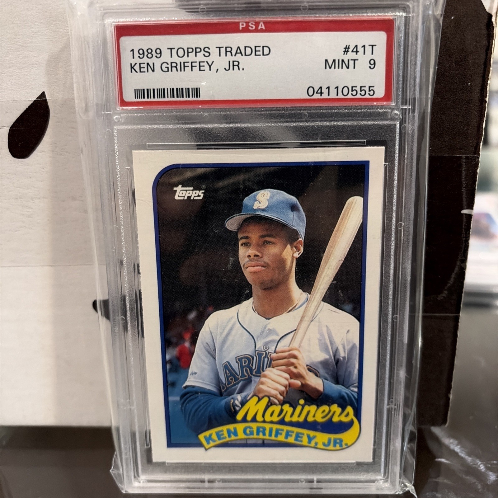 1989 TOPPS TRADED #41T KEN GRIFFEY JR. ROOKIE RC PSA 9