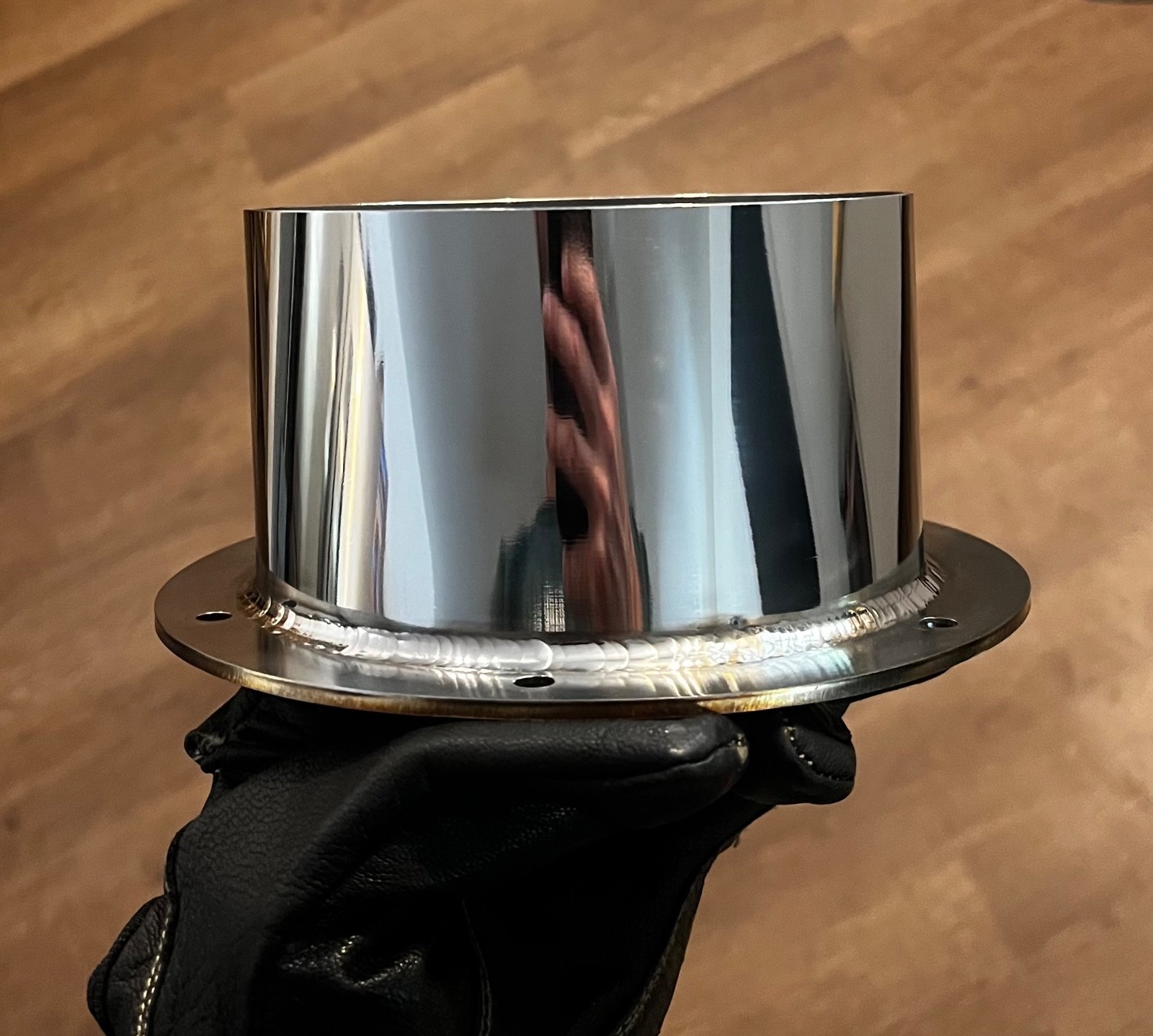 5” low profile hoodstack tip 304ss flat top