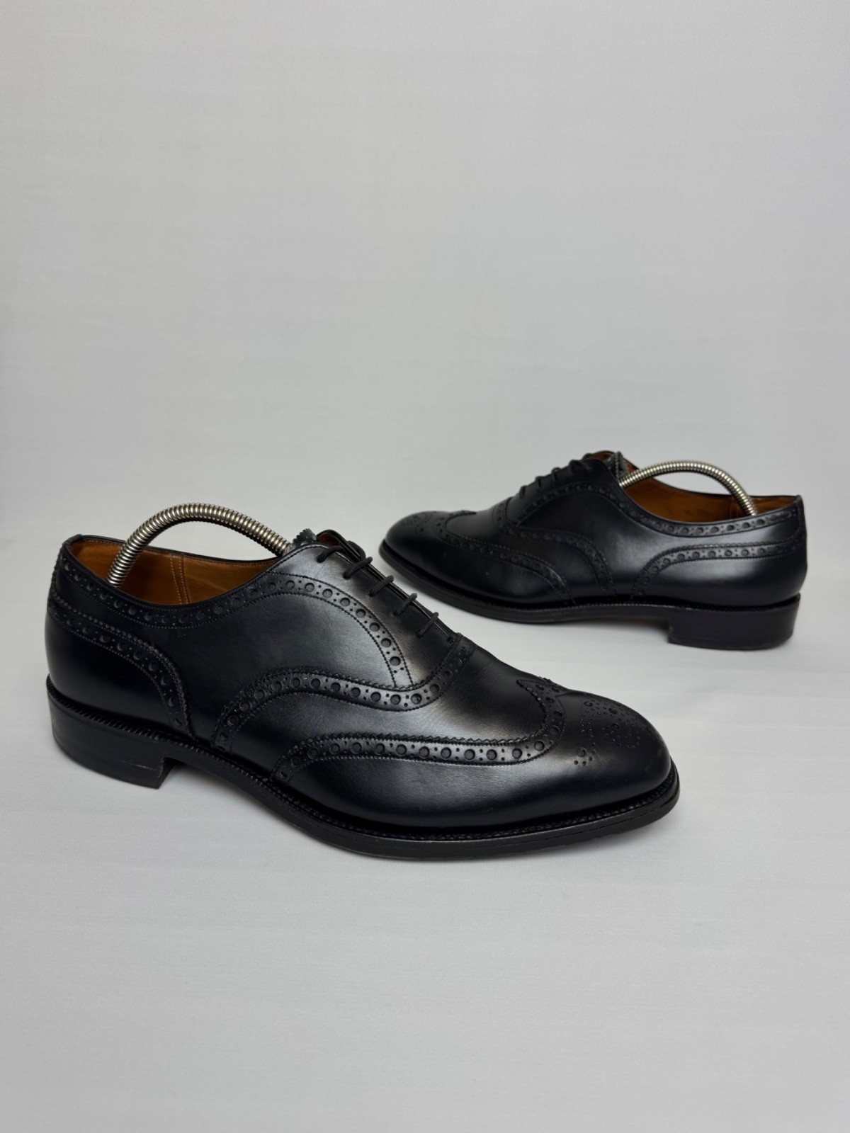 Church\'s Chetwynd Black Leather Full Brogue Oxfords Shoes Men US 10.5 UK 9.5 Church\'s Chetwynd Black Leather Full Brogue Oxfords Shoes Men US 10.5 UK 9.5