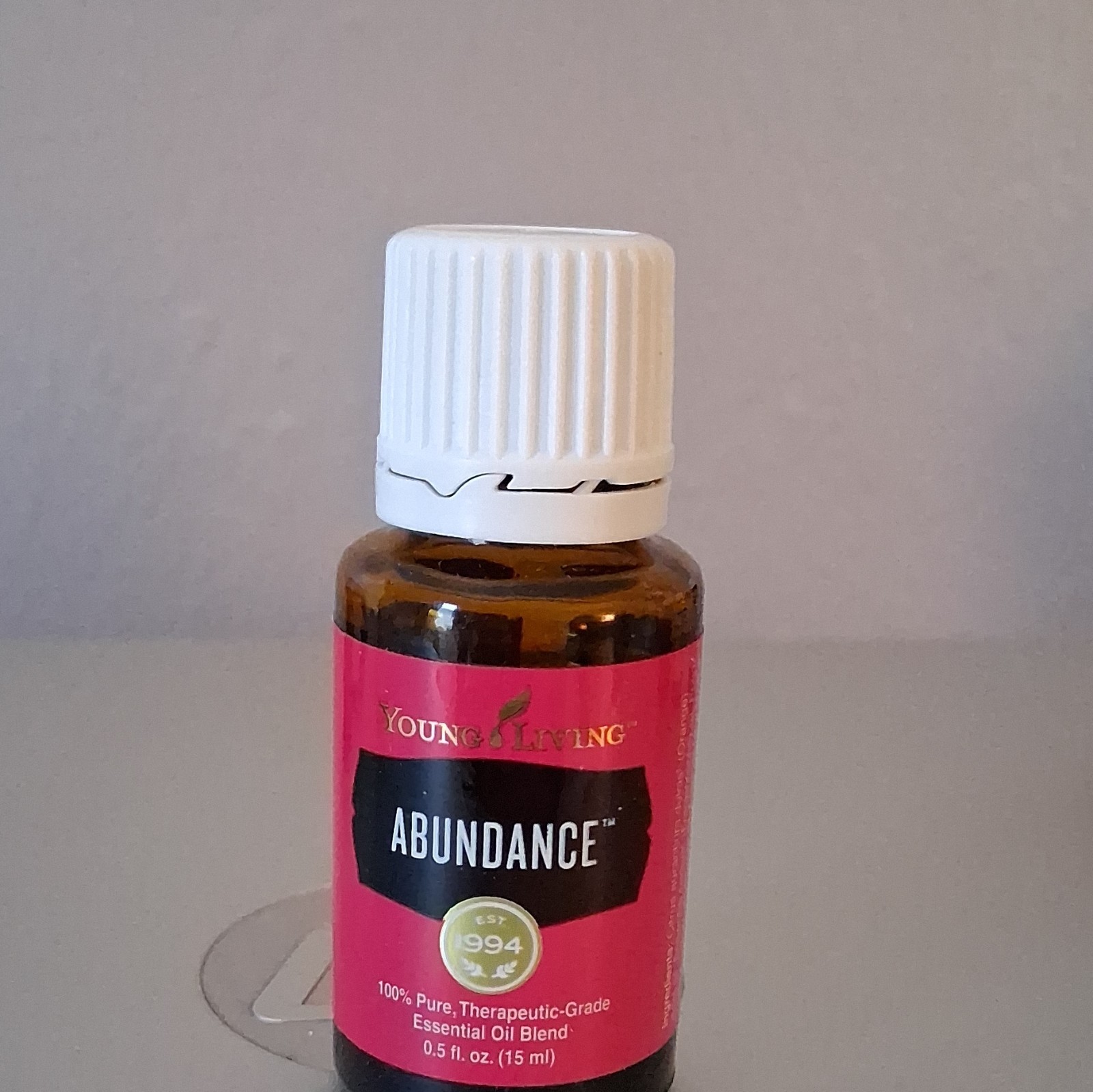 Young Living Abundance Essential Oil Blend MPN 11058 0.5 fl oz (15 ml) Young Living Abundance Essential Oil Blend MPN 11058 0.5 fl oz (15 ml)