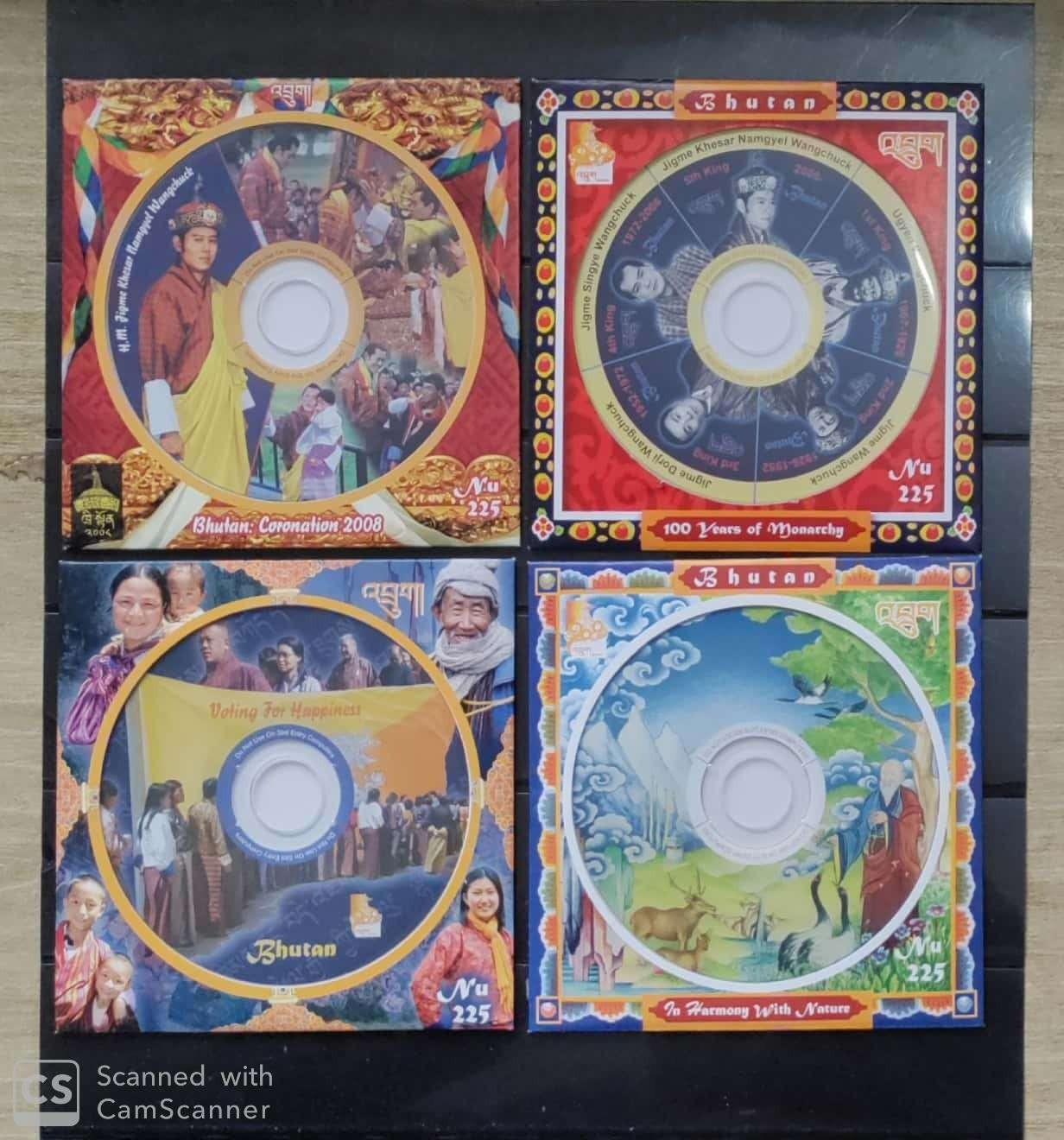 SD BHUTAN 2008 & 2009 UNUSUAL 2 CD ROM STAMPS IN POST OFFICE SEALED PACKS SD BHUTAN 2008 & 2009 UNUSUAL 2 CD ROM STAMPS IN POST OFFICE SEALED PACKS