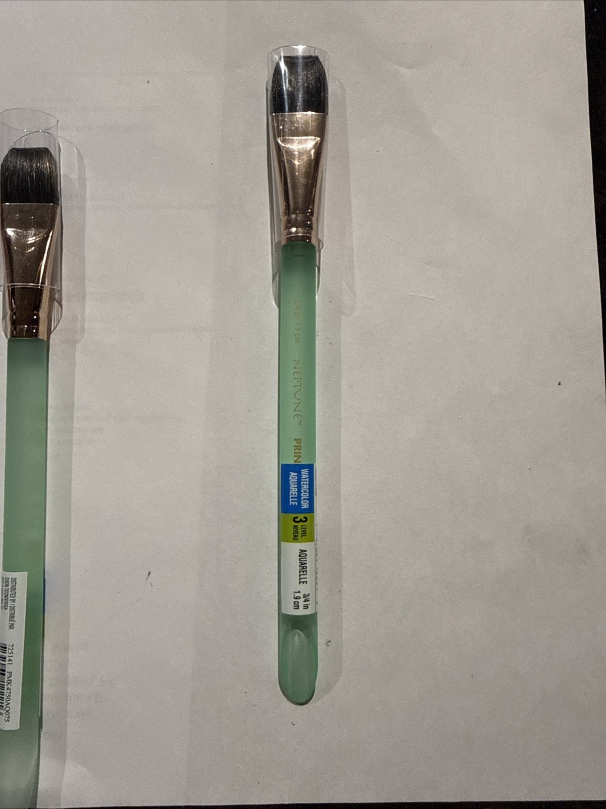 Princeton Neptune Watercolor Brushes 3/4 Aquarelle Set of 3 New