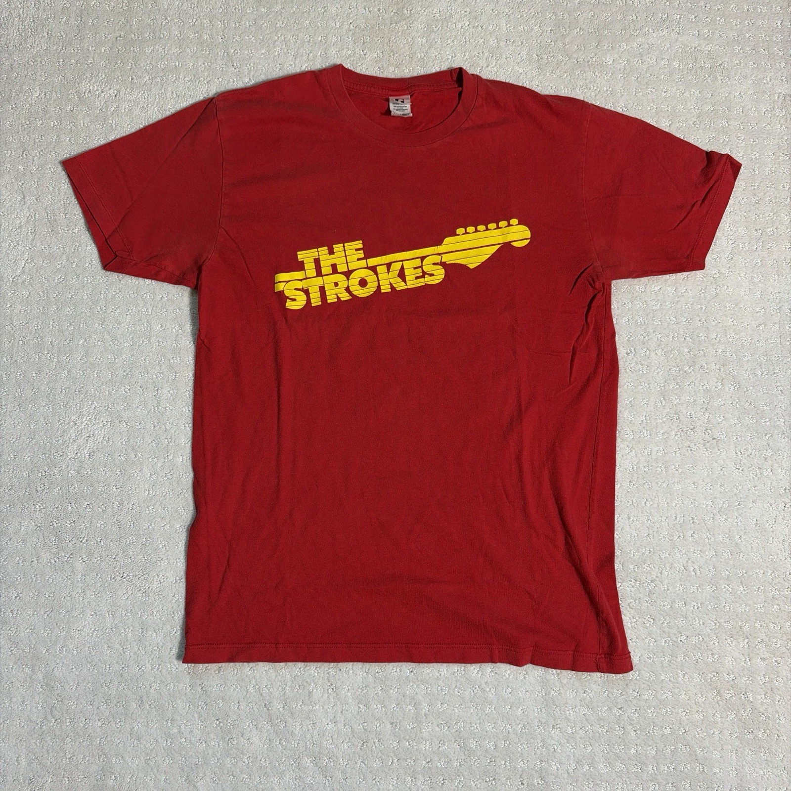 Vintage 2006 The Strokes US Tour T-Shirt Mens M Red Band Tee Y2K Indie Rock Tour Vintage 2006 The Strokes US Tour T-Shirt Mens M Red Band Tee Y2K Indie Rock Tour