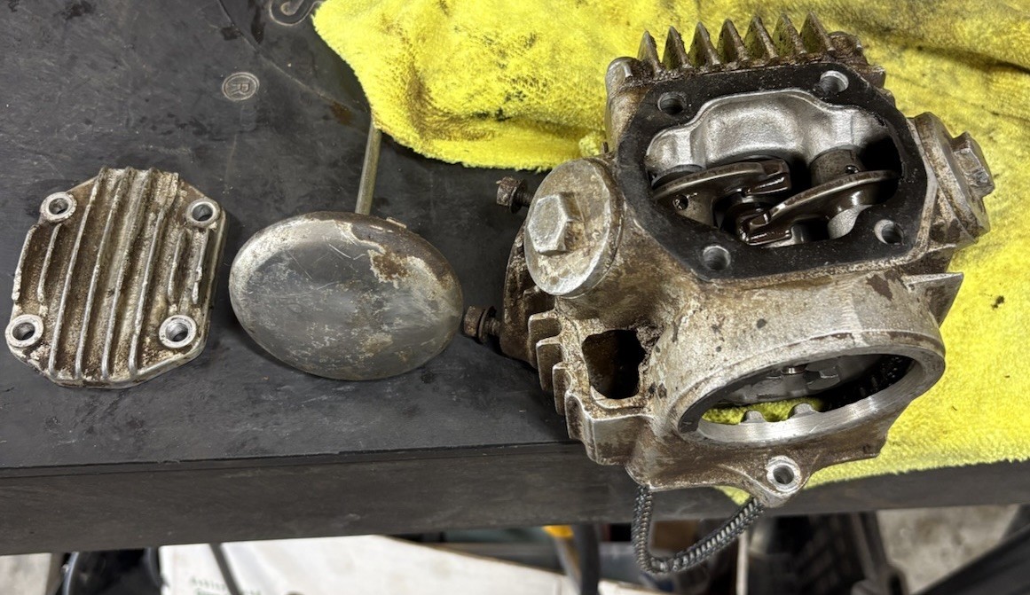 Early 1970’s Honda Z 50 Head, Cam And Components OEM Early 1970’s Honda Z 50 Head, Cam And Components OEM