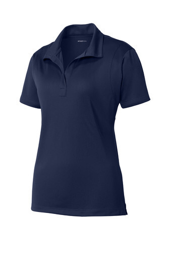 LST650 Sport-Tek Ladies Micropique Sport-Wick Polo Navy Blue Size Large LST650 Sport-Tek Ladies Micropique Sport-Wick Polo Navy Blue Size Large