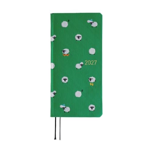 Hobonichi Techo 2027 Weeks English Edition Tie  Chief/Sheep Sheep Sheep January