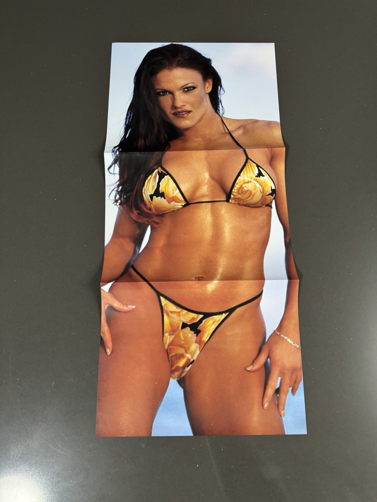 WWE - LITA - Centerfold Magazine Bikini Poster - MINT - NOS - Divas WWE - LITA - Centerfold Magazine Bikini Poster - MINT - NOS - Divas