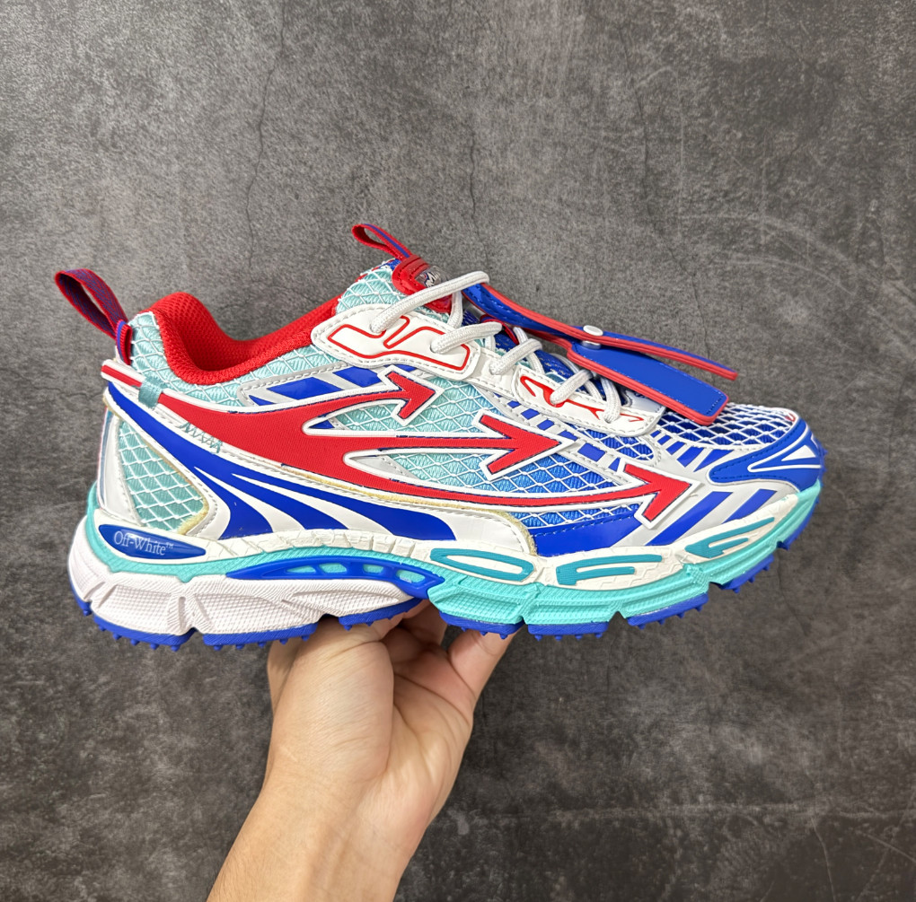 New Off White Be Right Back Unisex Red Blue Men\'s Size 4-13