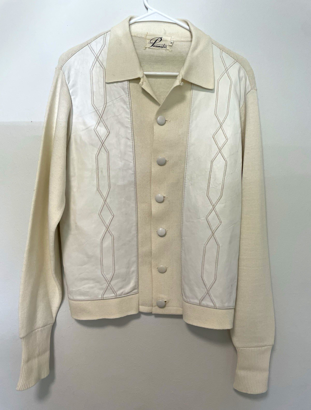Vintage 50s 60s Pacemaker M Knit Panel Rockabilly Shirt Mid Century Leisure Vintage 50s 60s Pacemaker M Knit Panel Rockabilly Shirt Mid Century Leisure