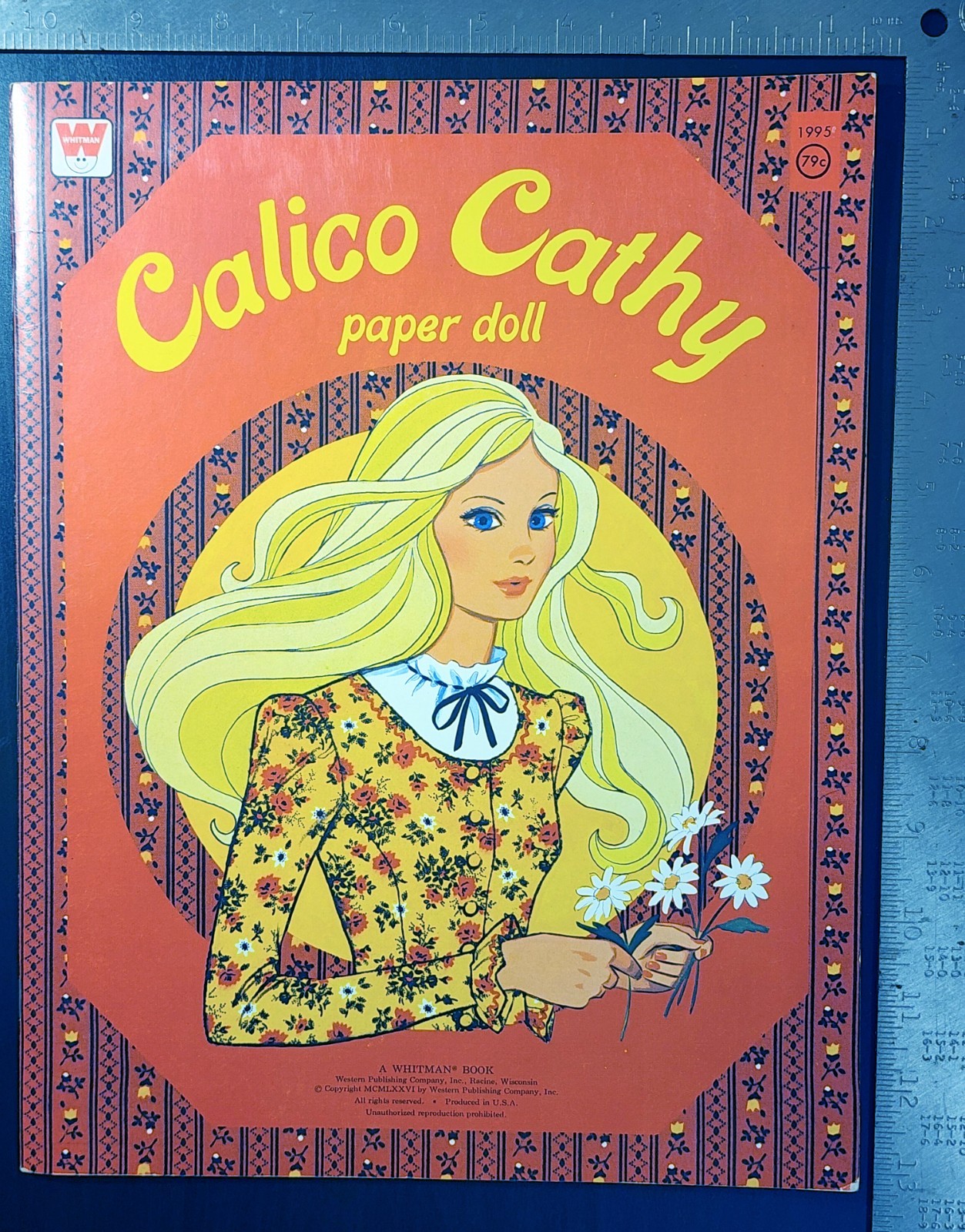 Vintage 1976 Whitman Calico Cathy Paper Dolls #1995 - Uncut/Unused