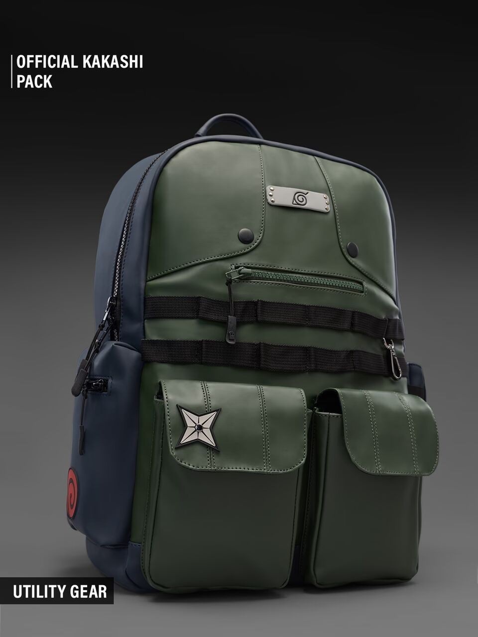Naruto Kakashi Hatake Tactical Utility Backpack Official Licensed 2026 Naruto Kakashi Hatake Tactical Utility Backpack Official Licensed 2026