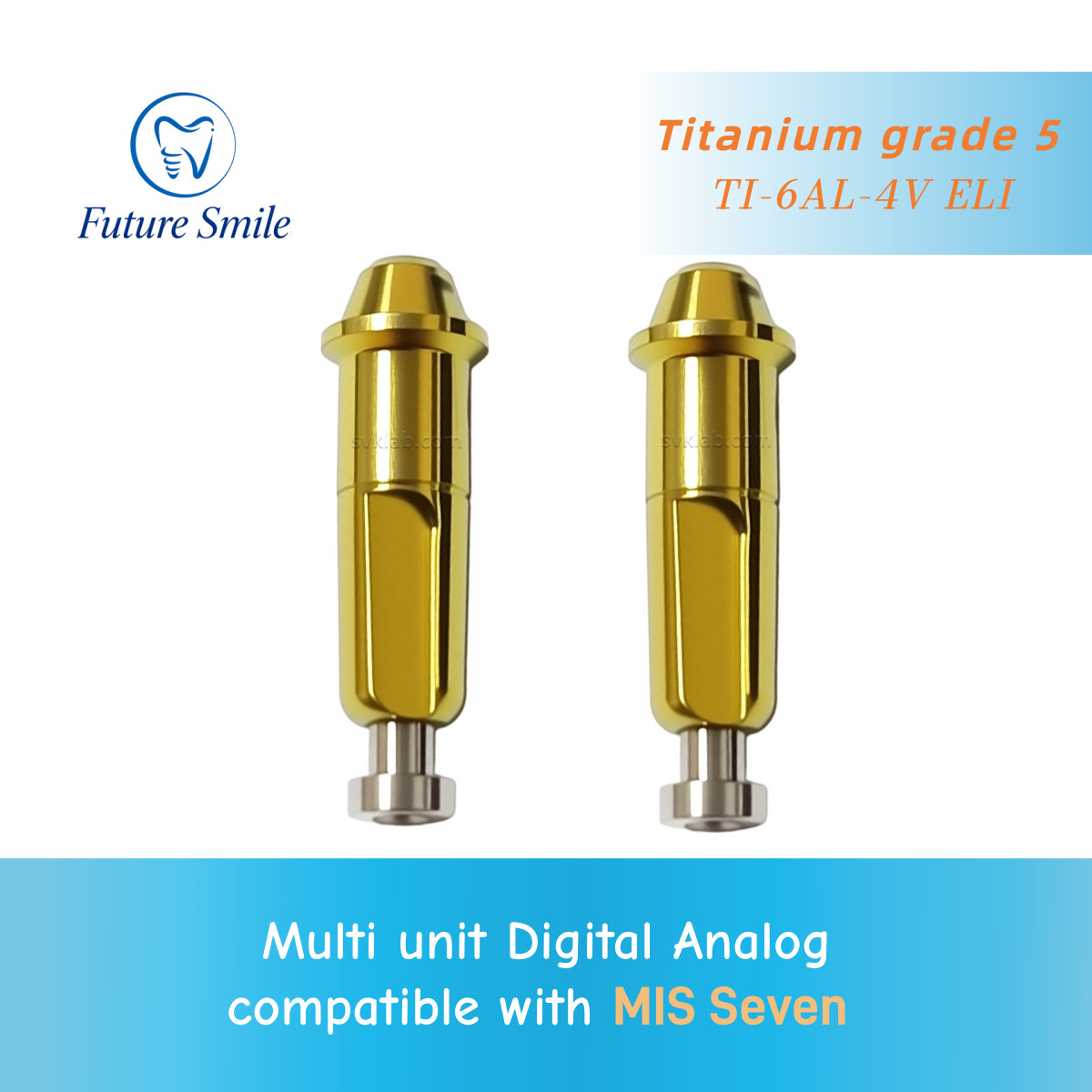 5/10/20pcs Dental for MIS Seven CAM/CAD Digital Analog for Multi Unit system